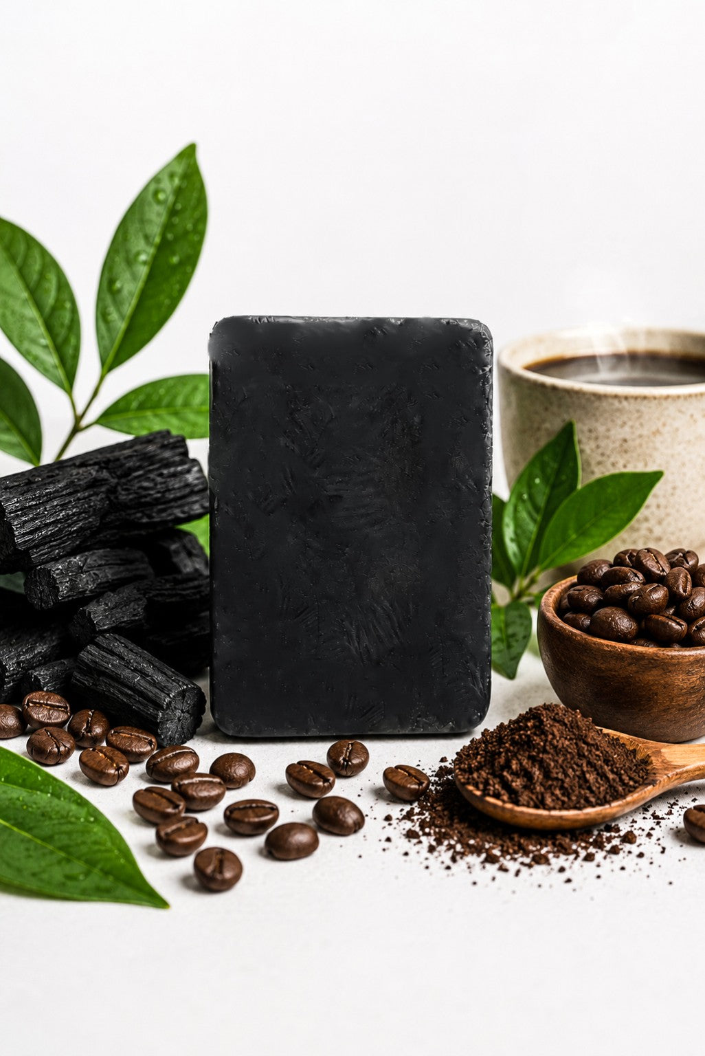 Satvik Sage Charcoal Coffee soap bar