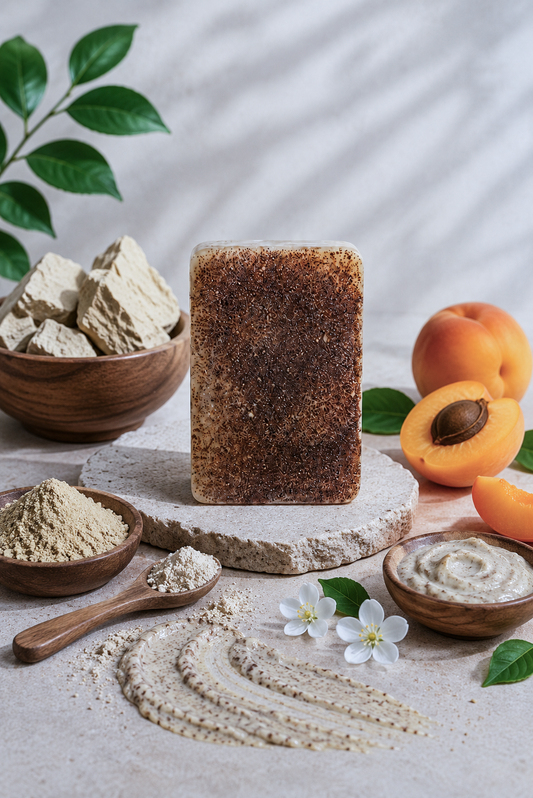 Multani Mitti Apricot Bar - (100g)