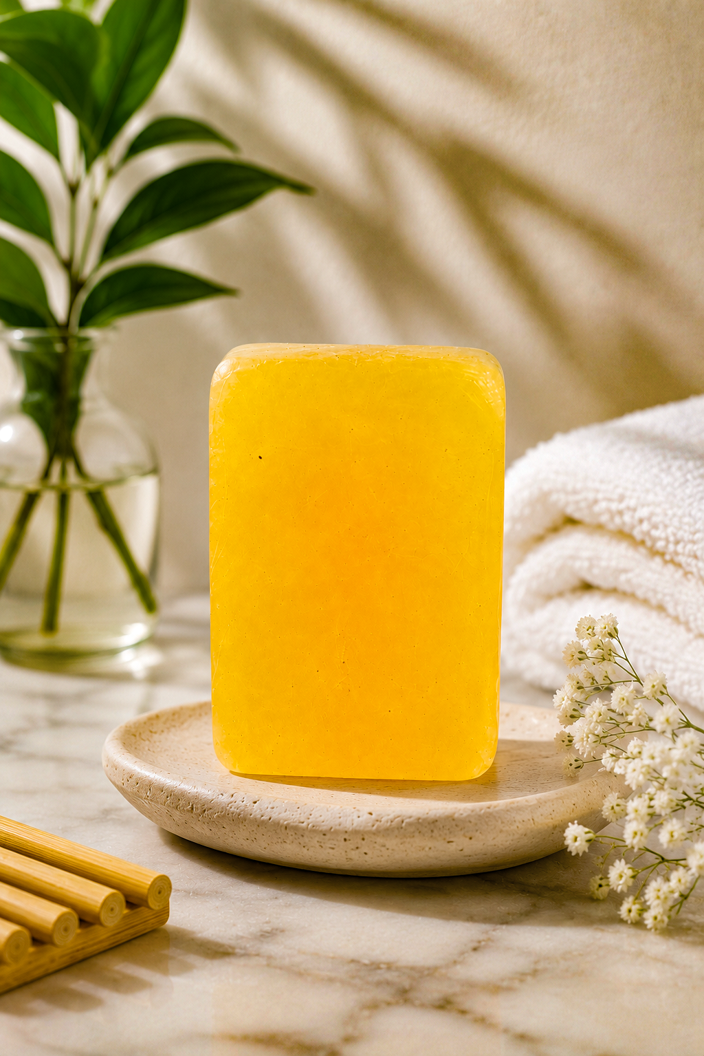 Lemongrass Glycerine Bar - (100g)