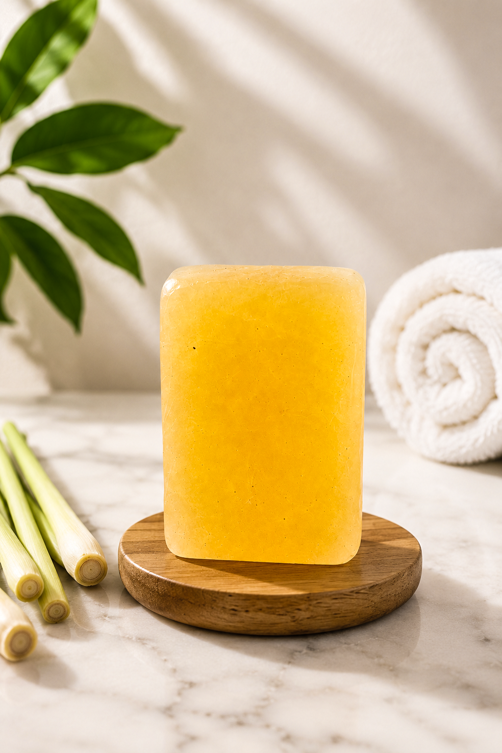 Lemongrass Glycerine Bar - (100g)